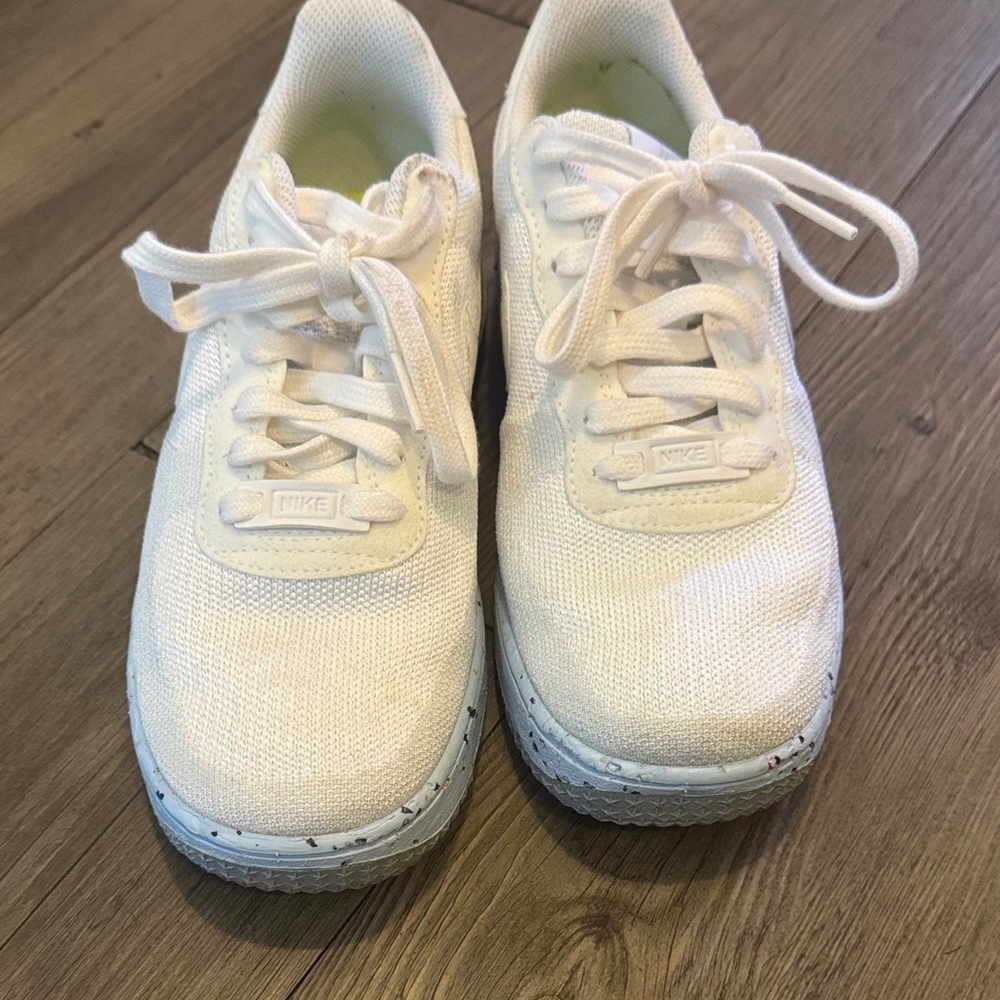Nike Air Women’s  Cream Sneakers - Picture 2 of 5